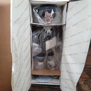 1993 Buckwheat The Little Rascals The Hamilton Collection  Porcelain Doll